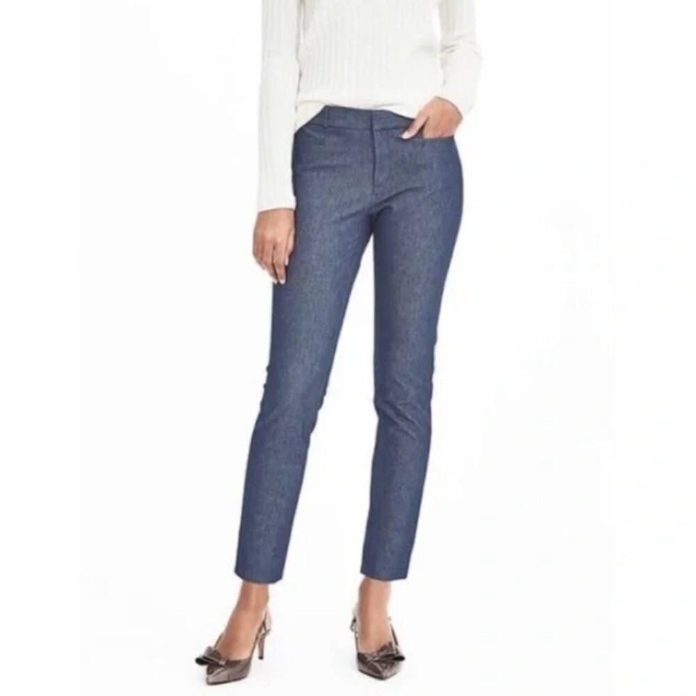 Banana Republic Sloan Textured Ankle Pants Size 2